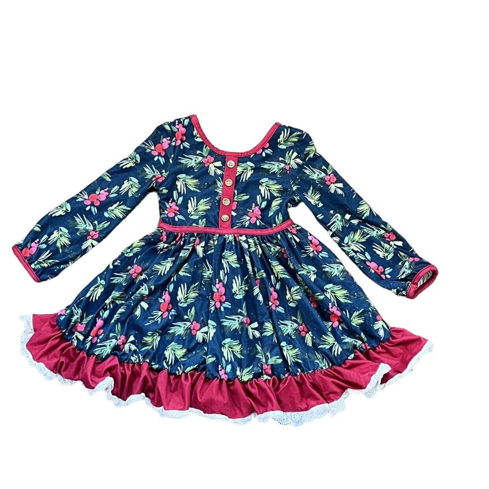 Watercolor Clothing Co/Love + Grow Clothing Co Christmas Dress 1 of 2